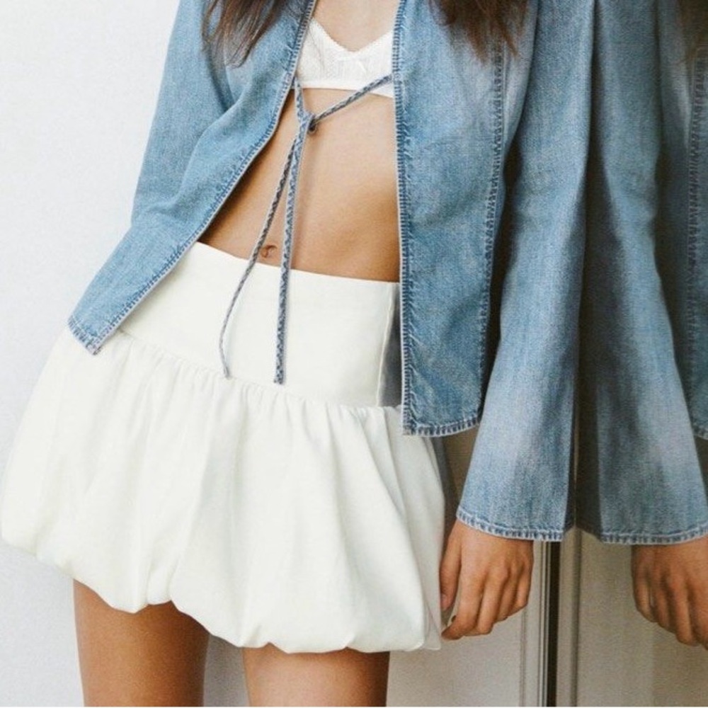 Zara Balloon Mini Skirt